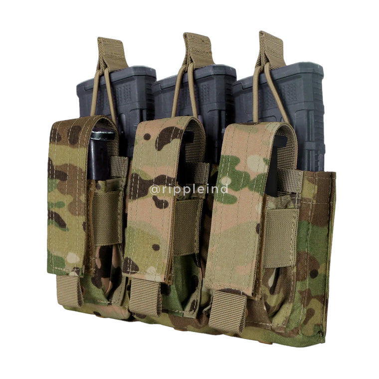 Condor - Multicam - Triple M4 Kangaroo Mag Pouch (Gen 2)