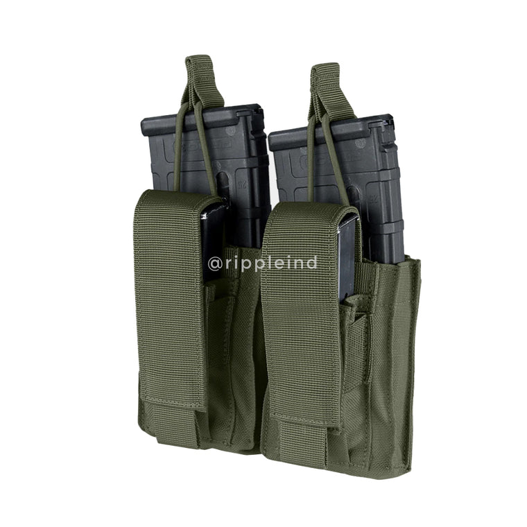 Condor - Ranger Green - Double M4 Kangaroo Mag Pouch - Gen 2