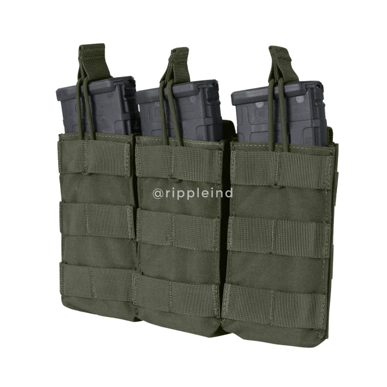 Condor - Ranger Green - Triple Open Top M4 Pouch