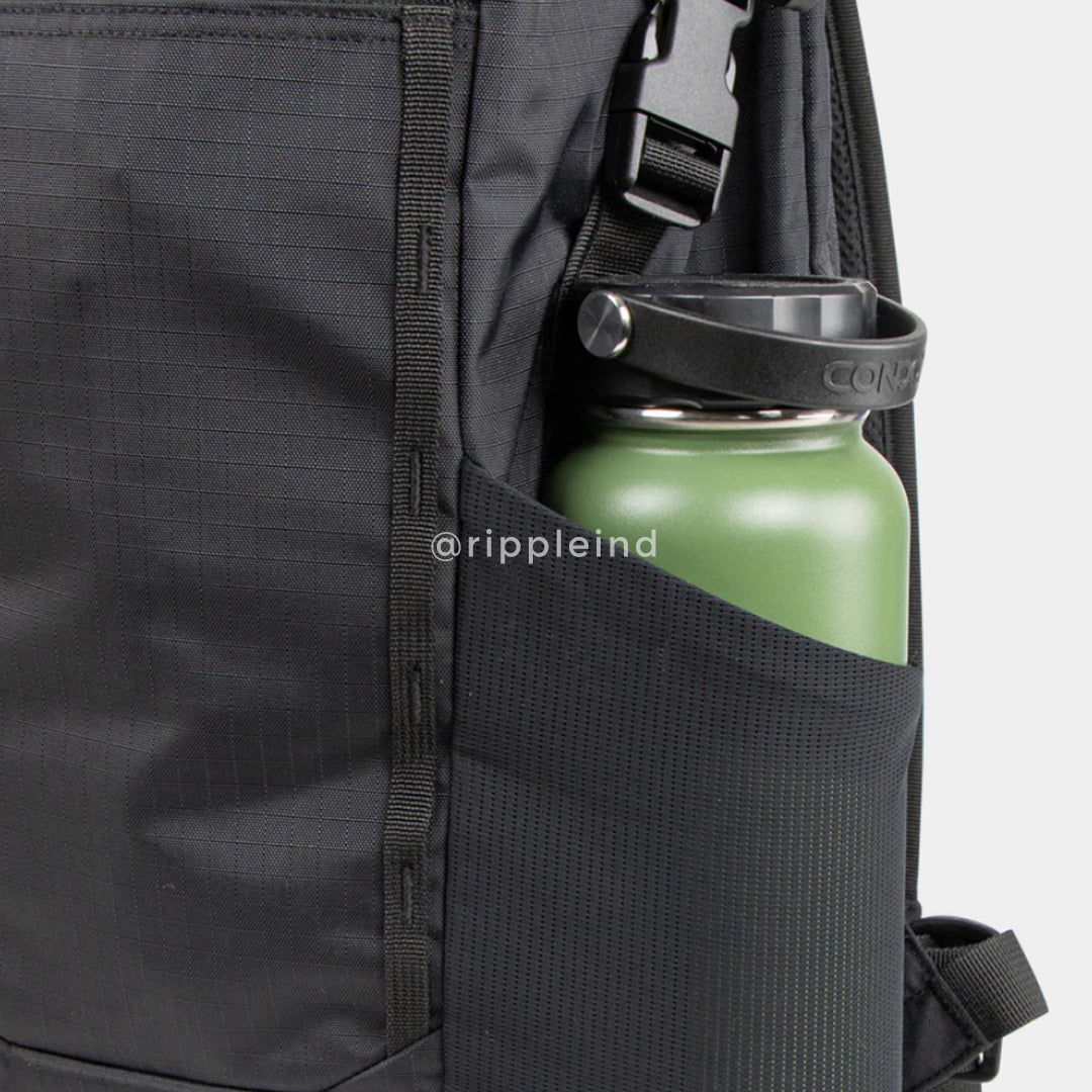 Condor - Black - Aero Roll-Top Backpack (25L)