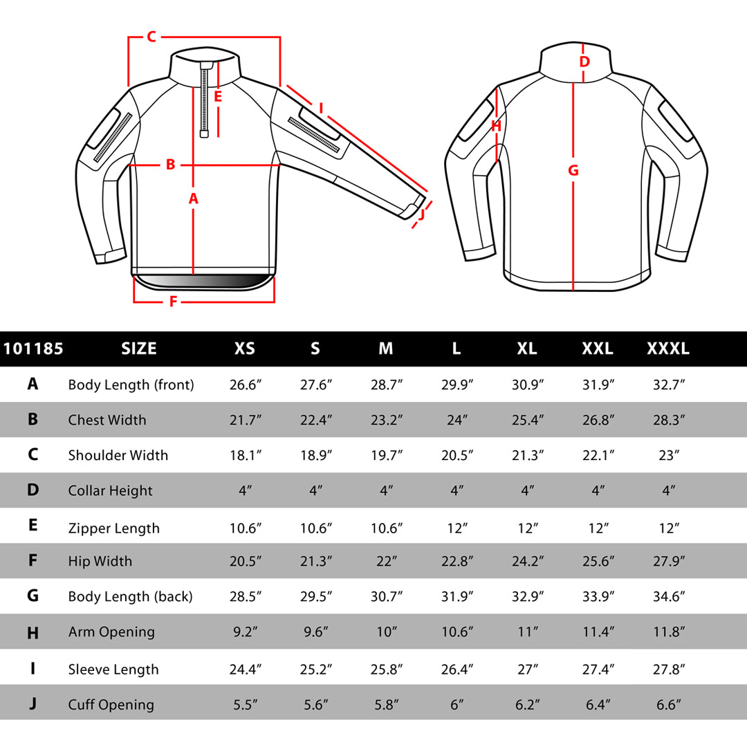 Condor - Tan - Patrol Quarter-Zip Soft Shell Top - CLEARANCE