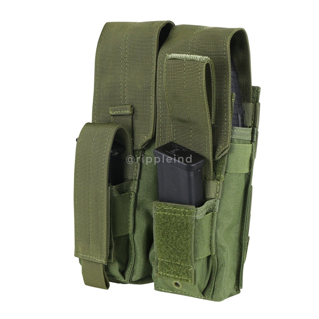 Condor - Coyote Brown - Double AK Kangaroo Mag Pouch - CLEARANCE