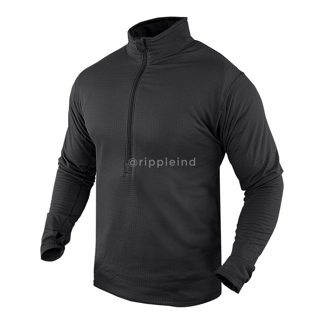 Condor - Black - BASE II Zip Pullover