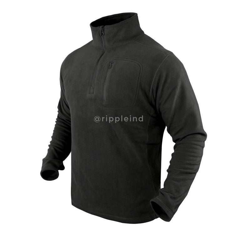 Condor - Black - 1/4 Zip Fleece Pullover