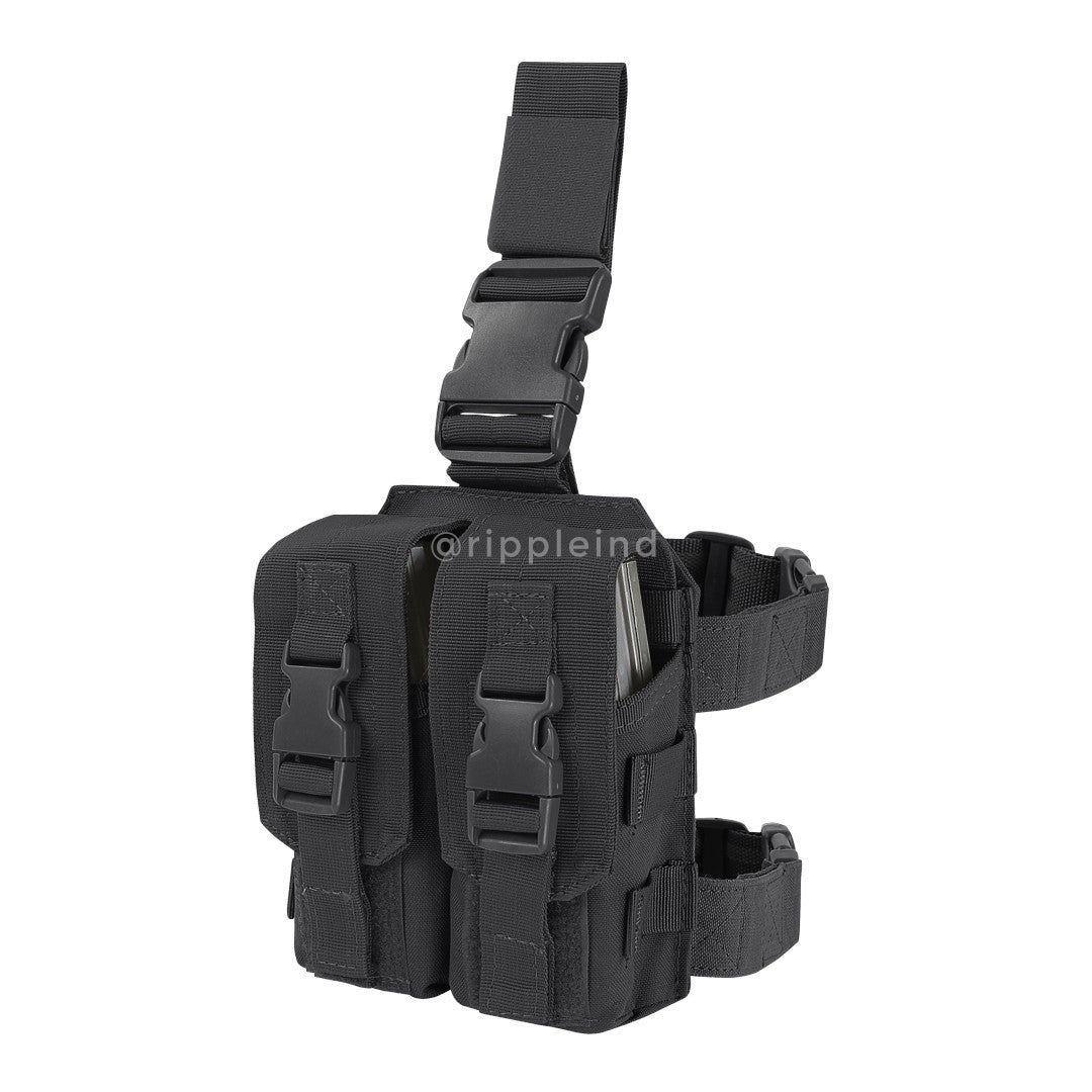 Condor - Black - Drop Leg M4 Mag Pouch