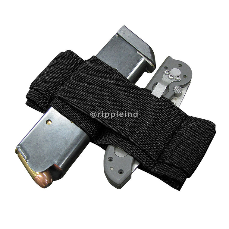 Condor - Black - (Hook Back) Elastic Keeper (2pack)