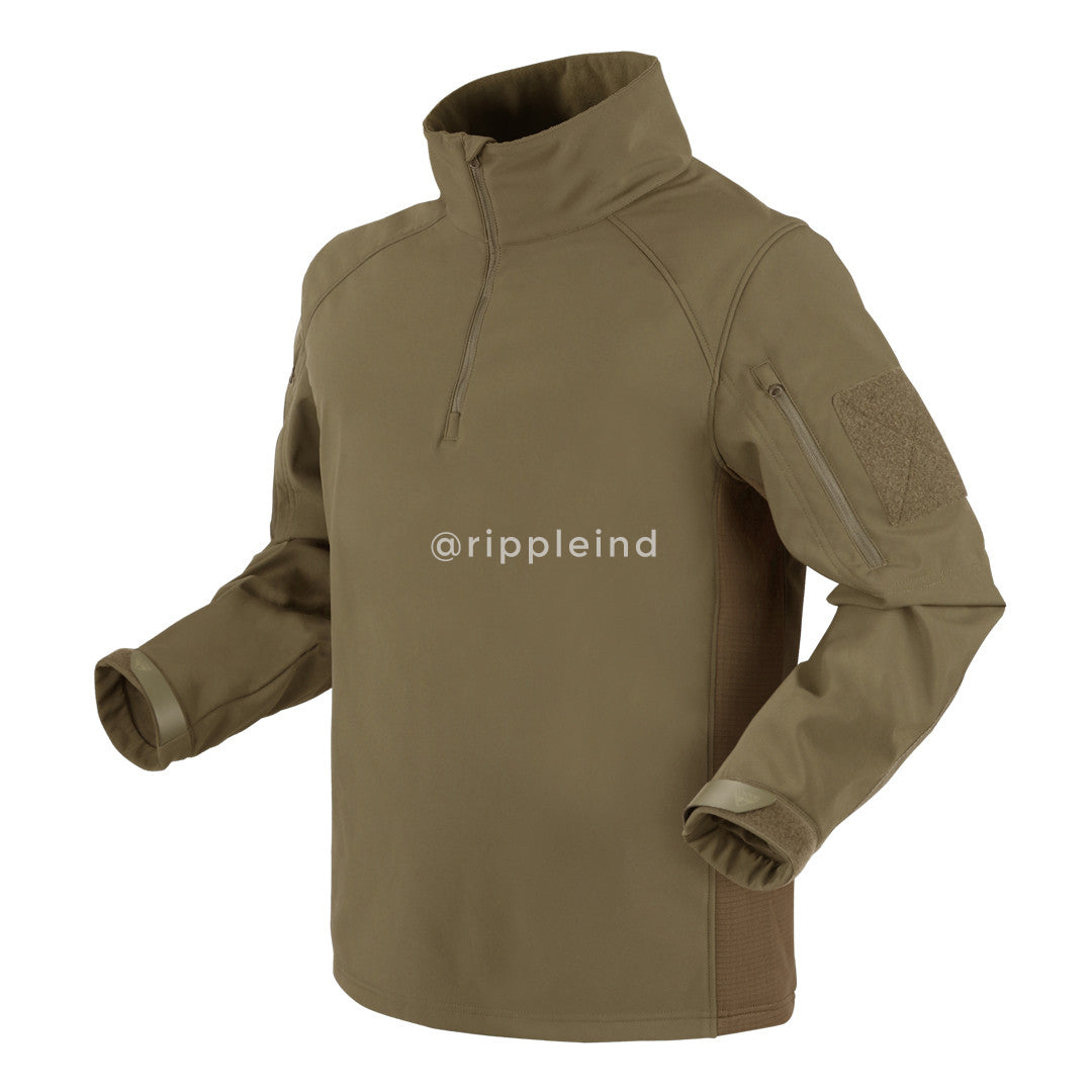 Condor - Tan - Patrol Quarter-Zip Soft Shell Top - CLEARANCE