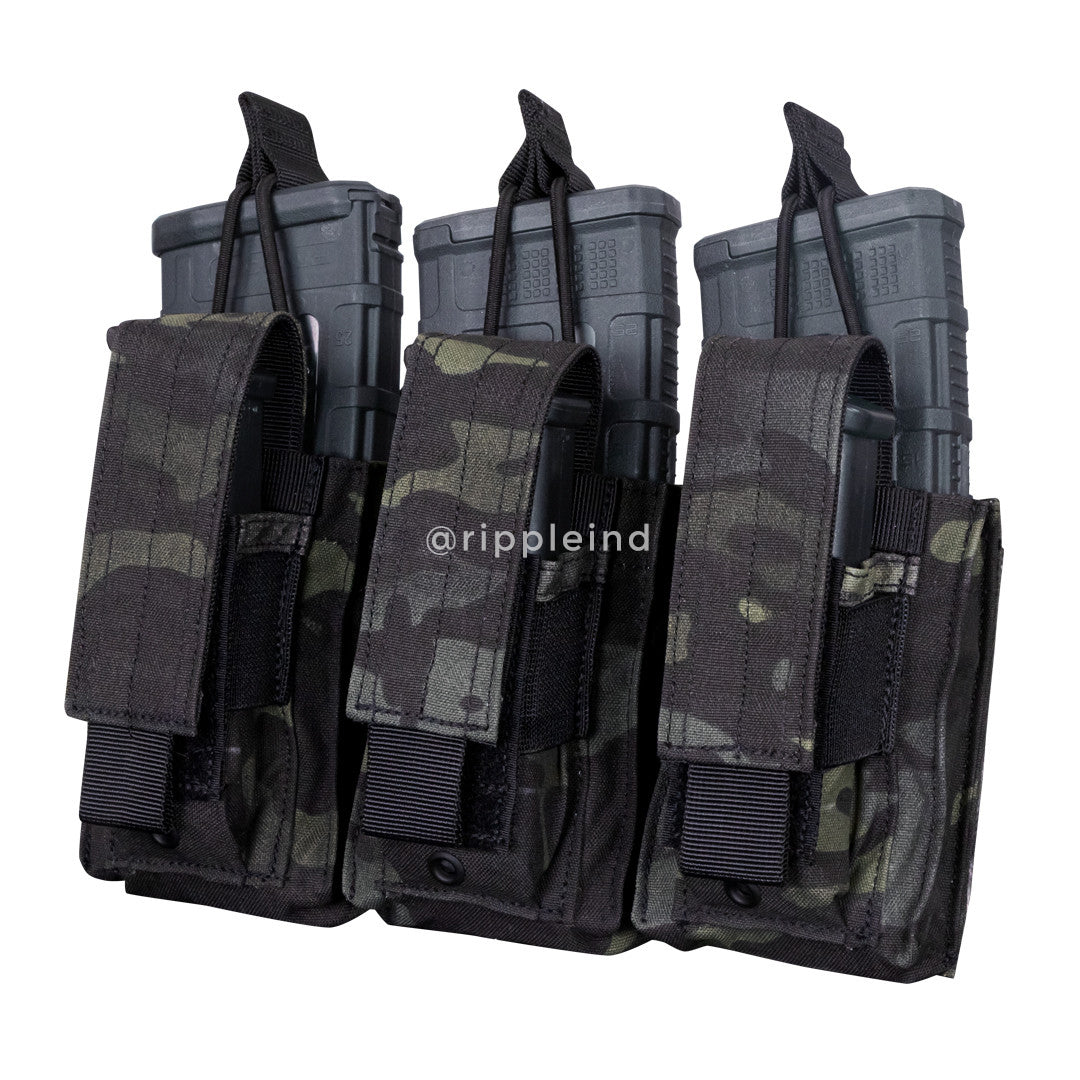 Condor - Multicam Black - Triple M4 Kangaroo Mag Pouch (Gen 2)