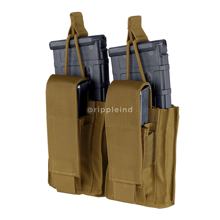 Condor - Coyote Brown - Double M4 Kangaroo Mag Pouch - Gen 2