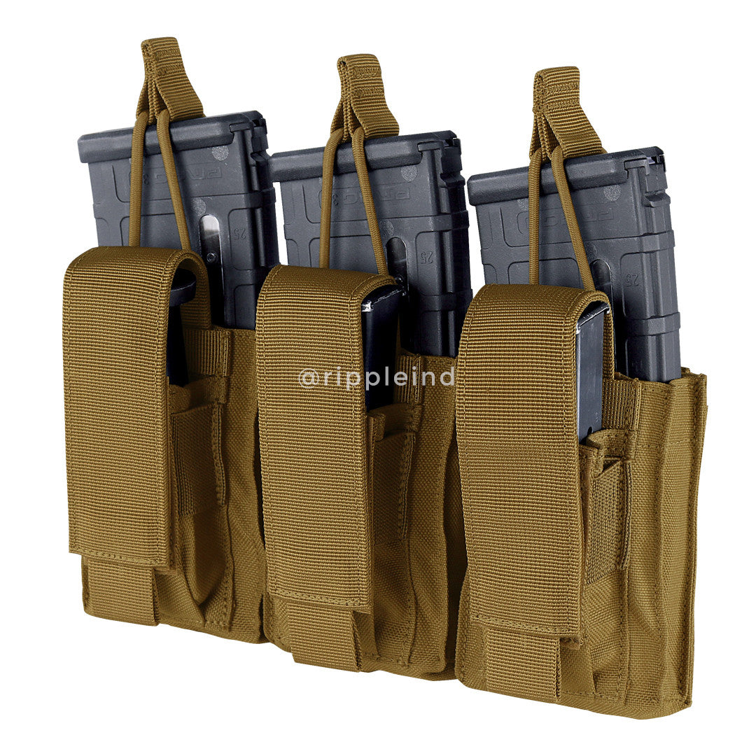 Condor - Coyote Brown - Triple M4 Kangaroo Mag Pouch (Gen 2)