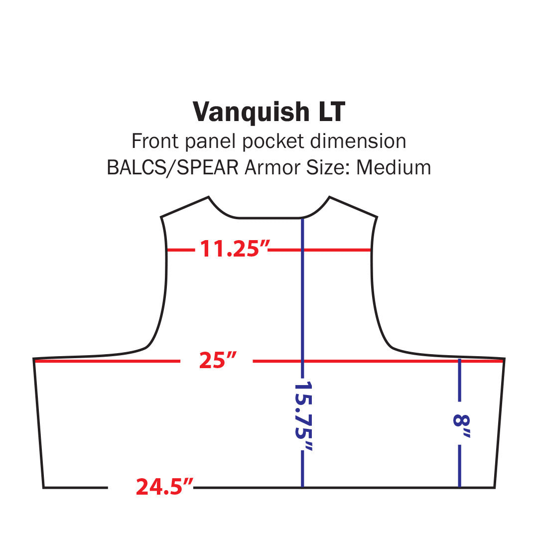 Condor - Black - VAS LCS Vanquish LT Plate Carrier