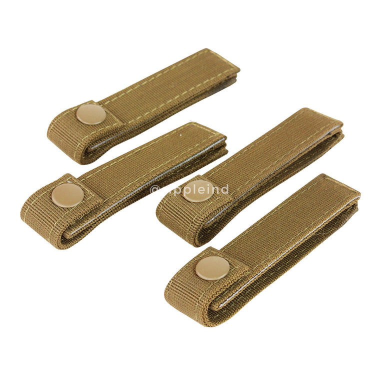 Condor - Coyote Brown - 4inch MOLLE Mod Straps - 4pk