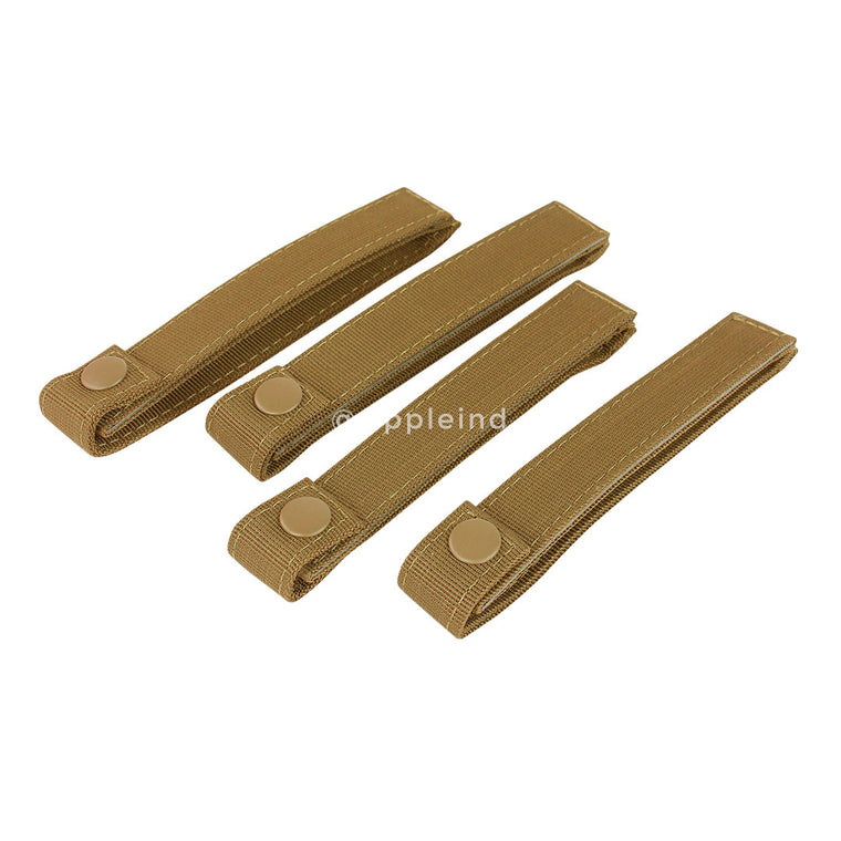 Condor - Coyote Brown - 6inch MOLLE Mod Straps - 4pk