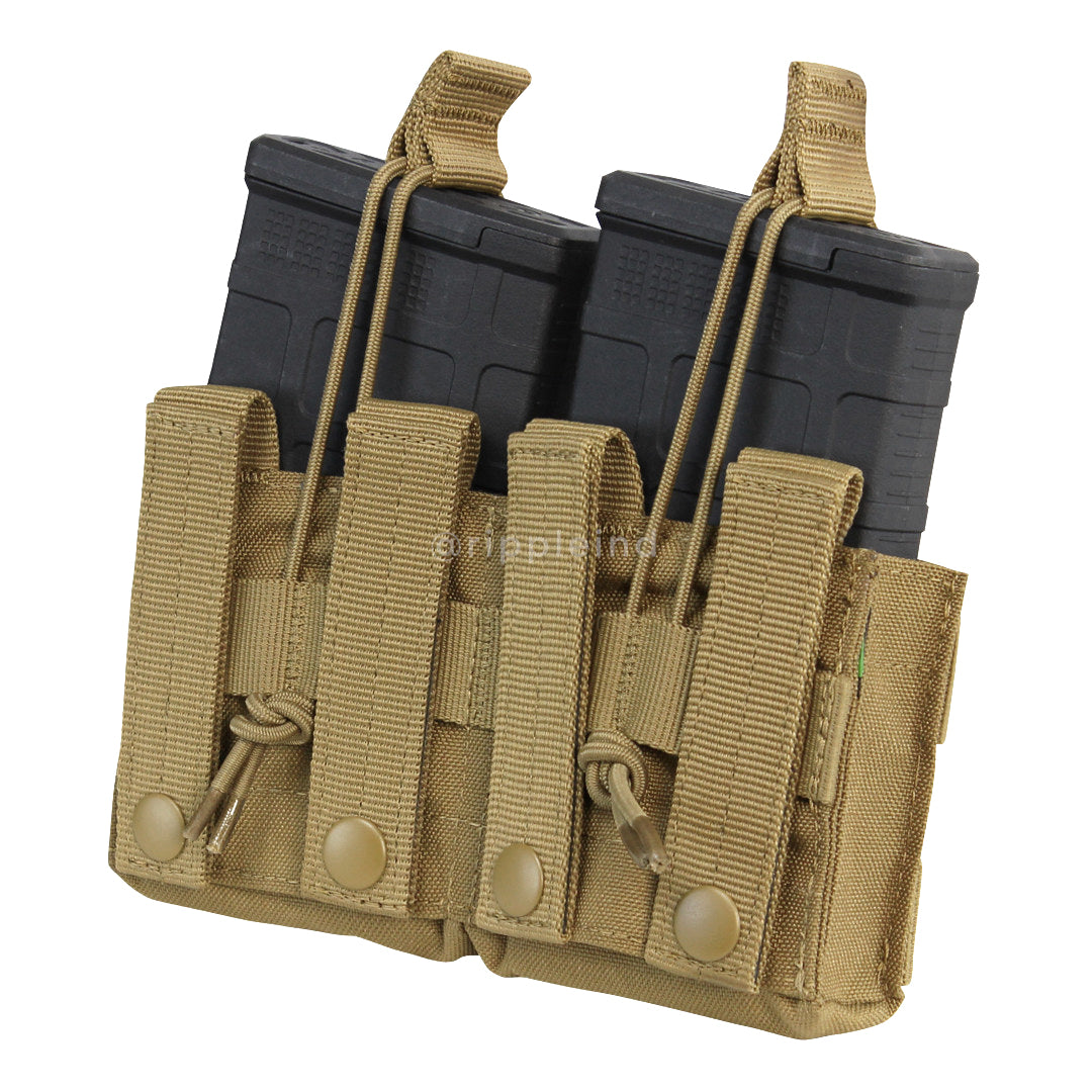 Condor - Black - Double Open-Top M14 Mag Pouch