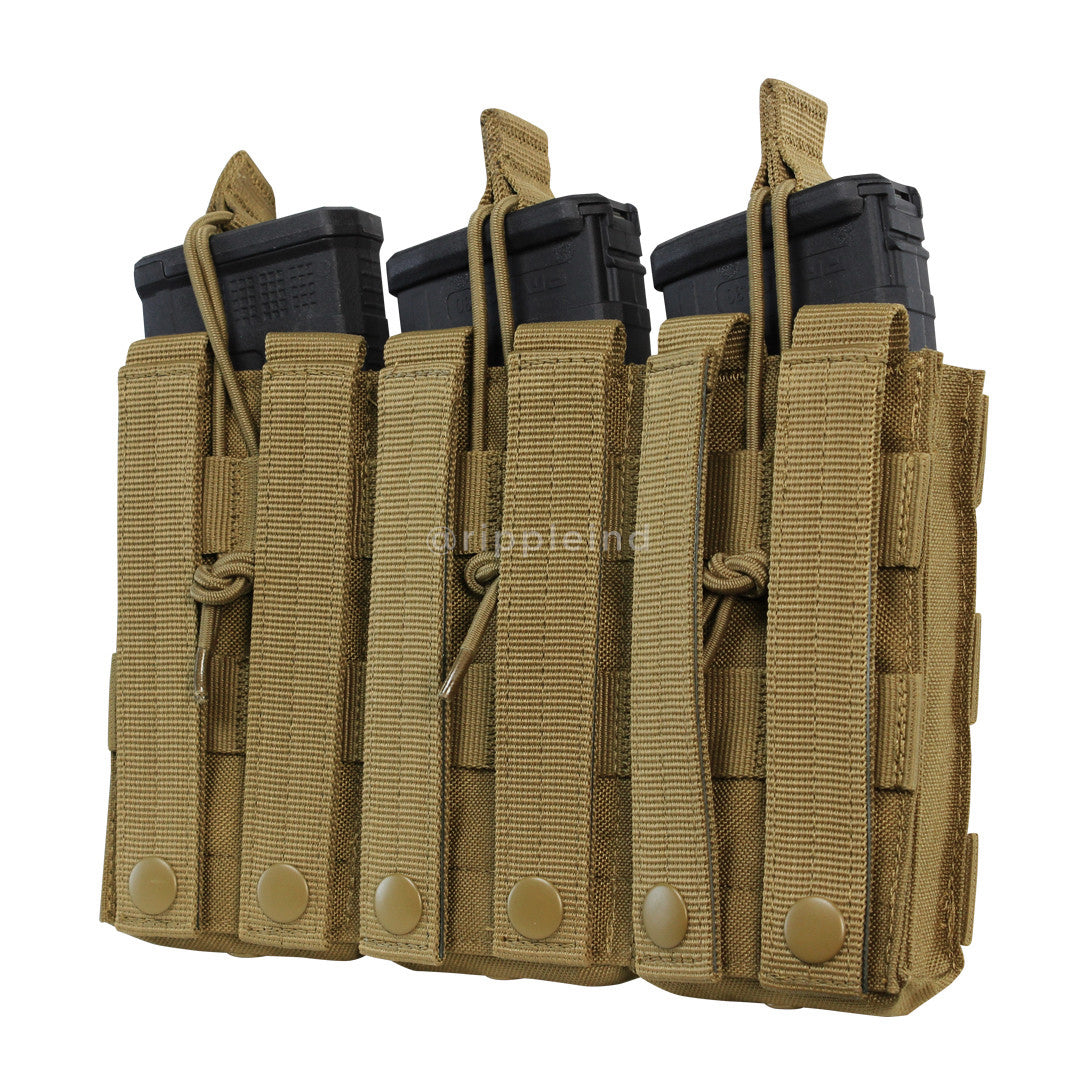 Condor - Multicam Black - Triple Open Top M4 Pouch
