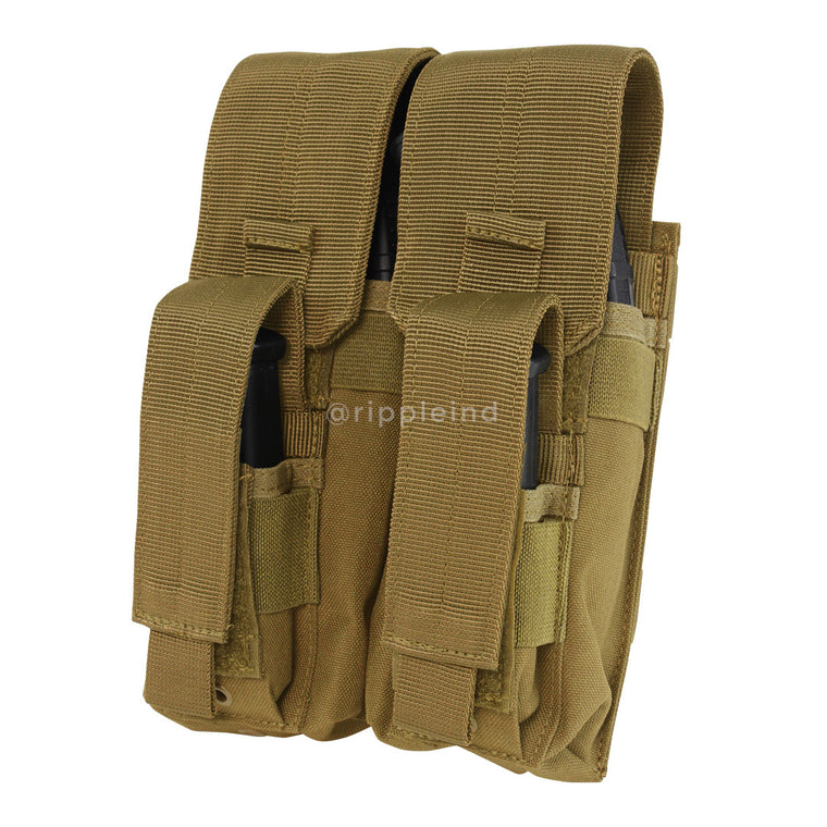 Condor - Coyote Brown - Double AK Kangaroo Mag Pouch - CLEARANCE