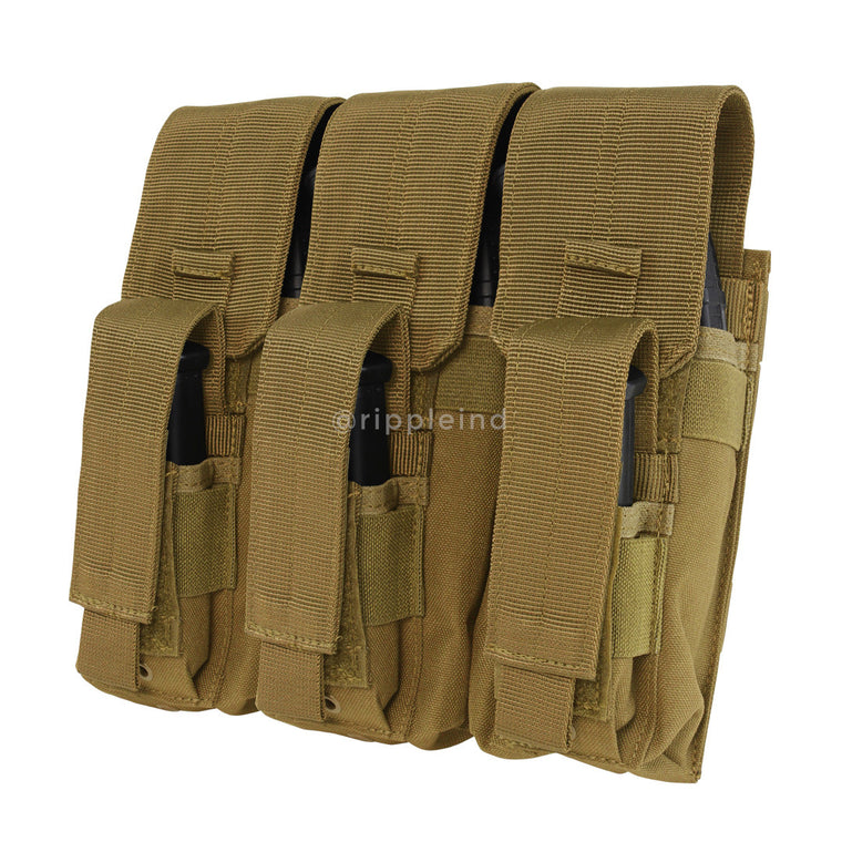 Condor - Coyote Brown - Triple AK Kangaroo Mag Pouch