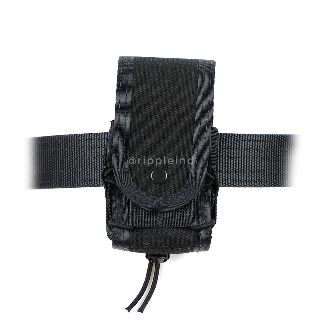 HSGI - Black - BELT MOUNT Handcuff Taco - COVERED - CLEARANCE