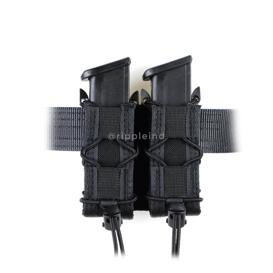 HSGI - Black - BELT MOUNT (ABM) Pistol Taco (Double)