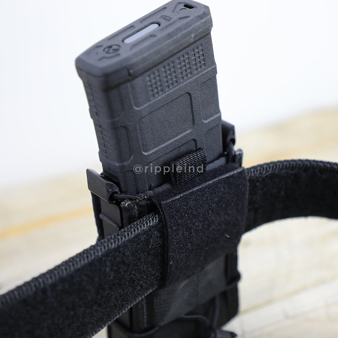 HSGI - Black - BELT MOUNT Handcuff Taco - COVERED - CLEARANCE