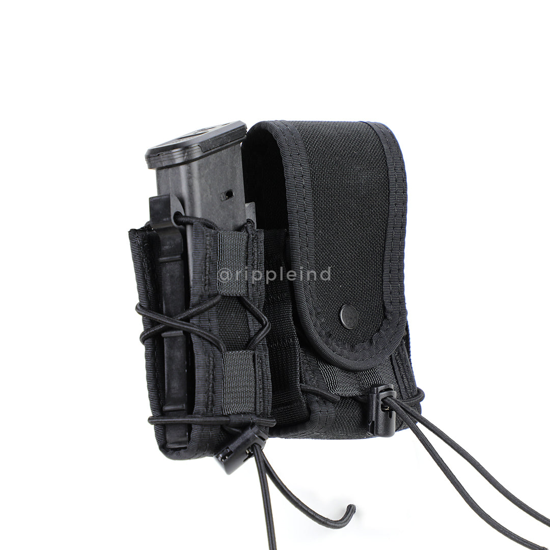 HSGI - Black - LEO Taco MOLLE - COVERED