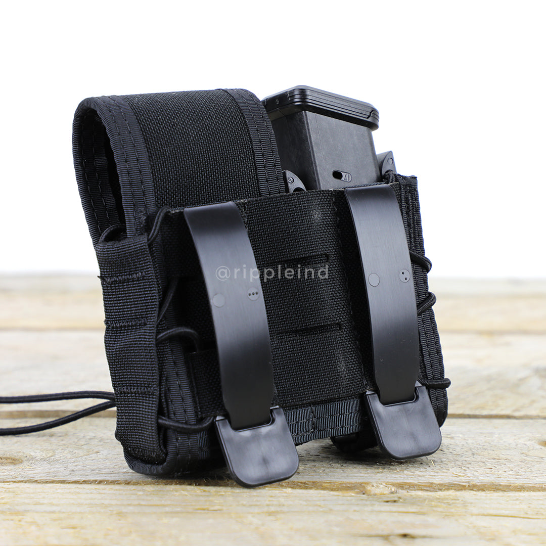 HSGI - Black - LEO Taco MOLLE - COVERED