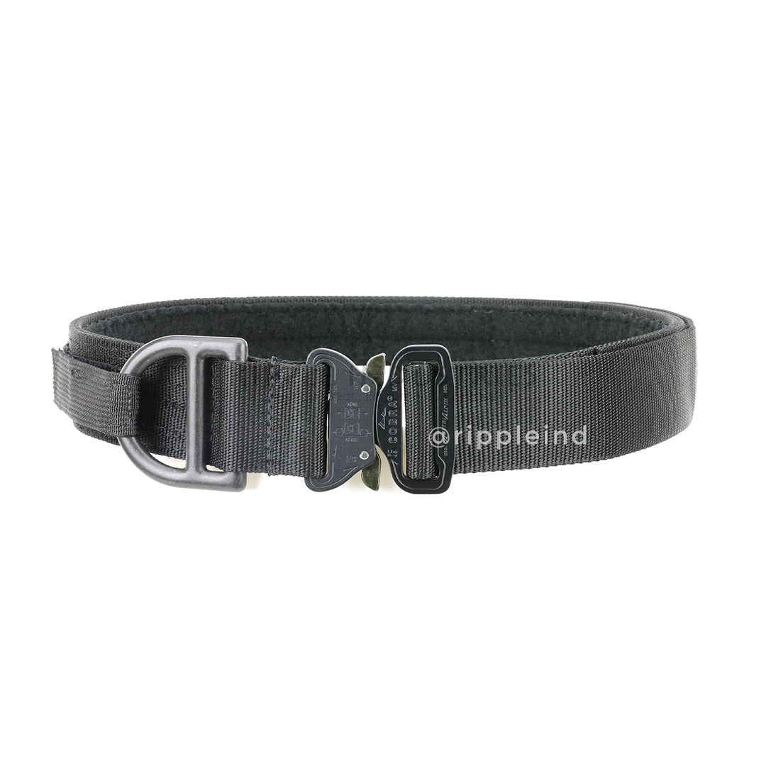 HSGI - Black - Cobra 1.75inch Rigger Belt w/D-Ring & Interior Loop