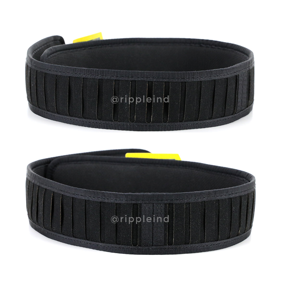 HSGI - Black - LASER Duty Grip Padded Belt