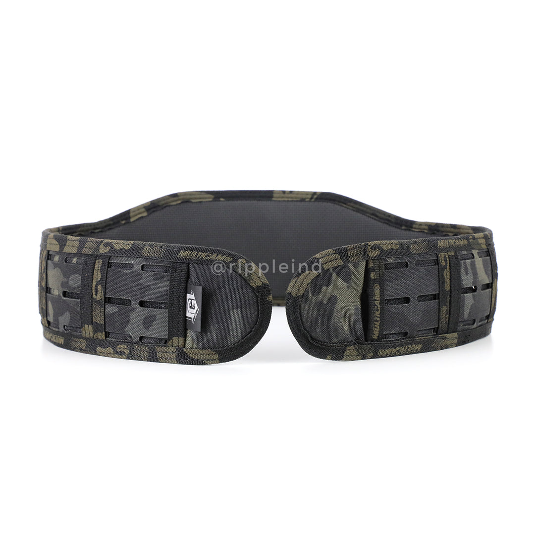 HSGI - Multicam Black - LASER SLIM-GRIP Slotted Padded Battle Belt