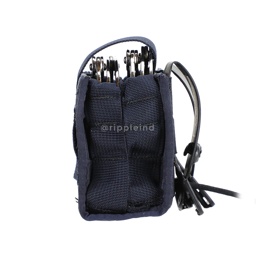 HSGI - Black - DUTY Handcuff Taco (Double)