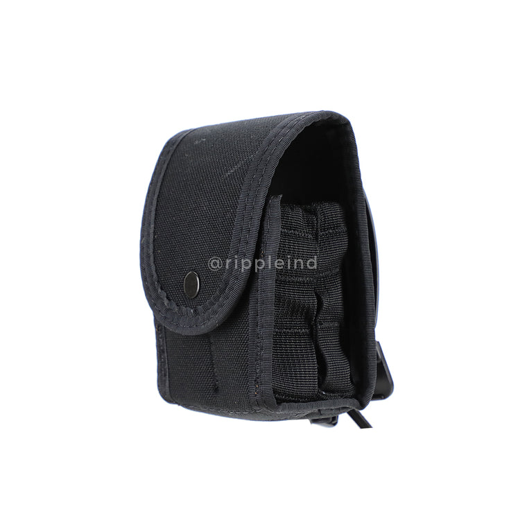 HSGI - Black - DUTY Handcuff Taco - COVERED (Double)