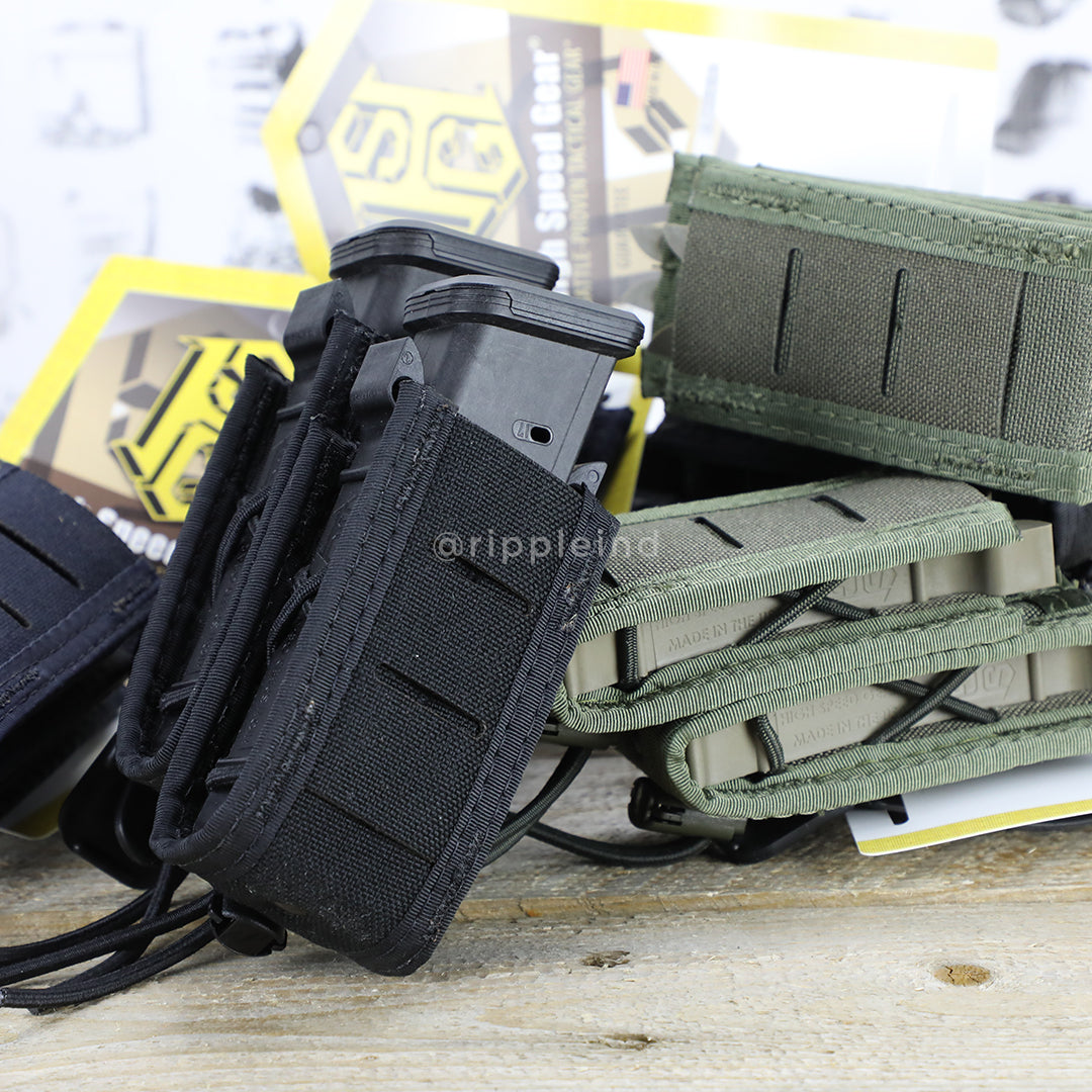 HSGI - Black - DUTY Pistol Taco (Double - Staggered)