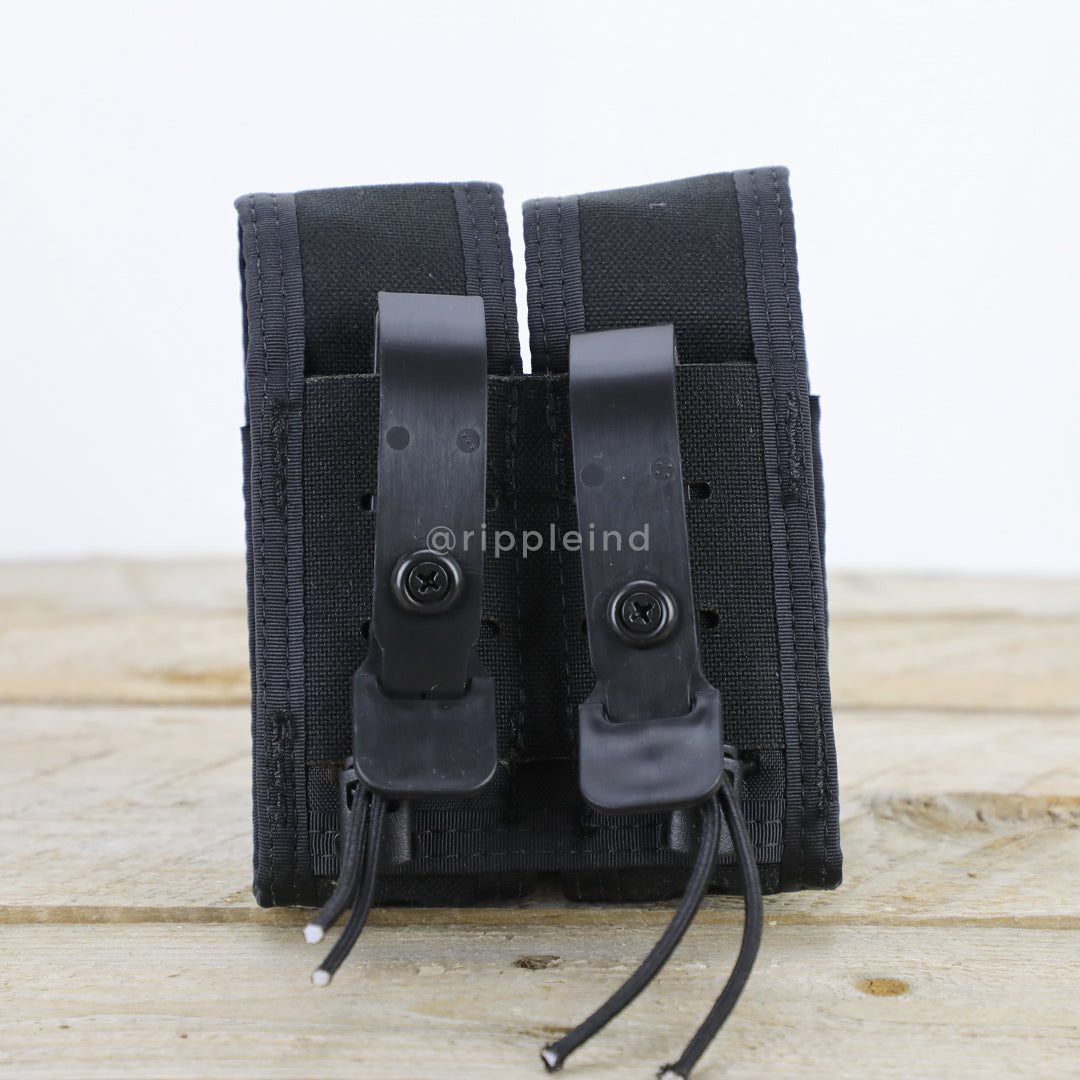 HSGI - Black - DUTY Pistol Taco - COVERED (Double)