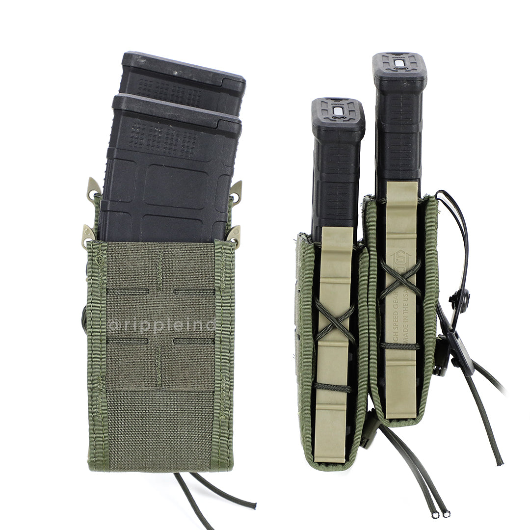 HSGI - LE Blue - DUTY Rifle Taco (Double - Staggered)