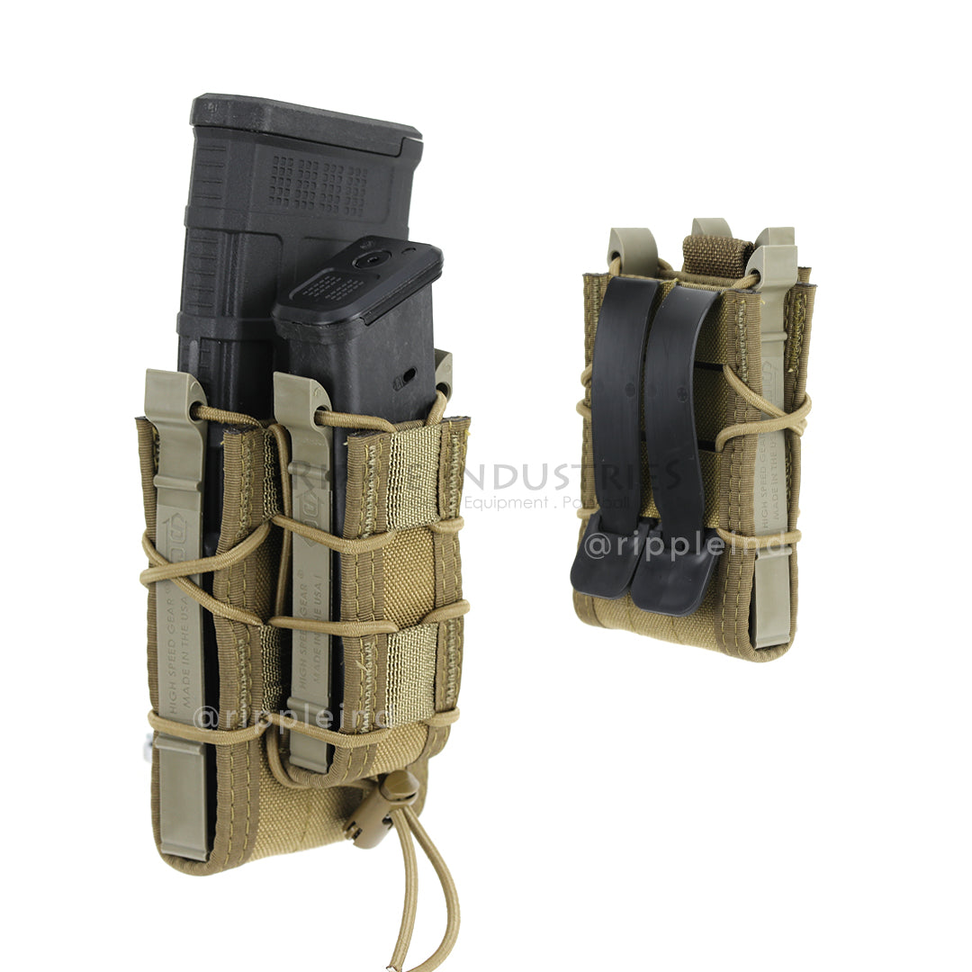 HSGI - Multicam Black - Double Decker Taco Mag Pouch