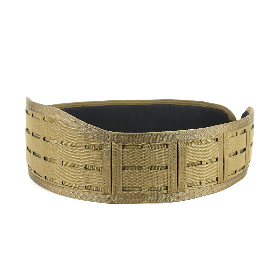 HSGI - Coyote Brown - LASER SLIM-GRIP Slotted Padded Battle Belt