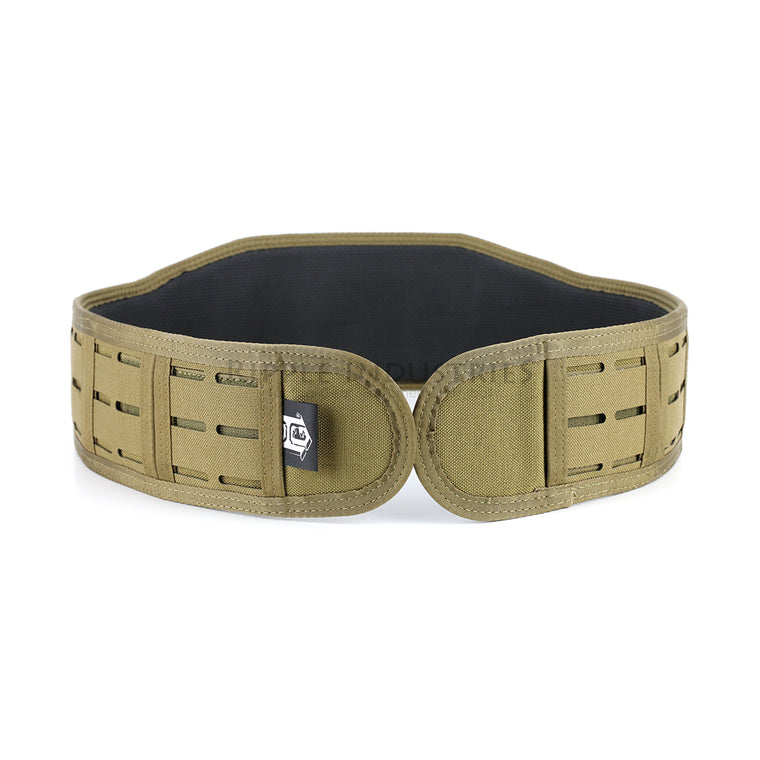 HSGI - Coyote Brown - LASER SLIM-GRIP Slotted Padded Battle Belt