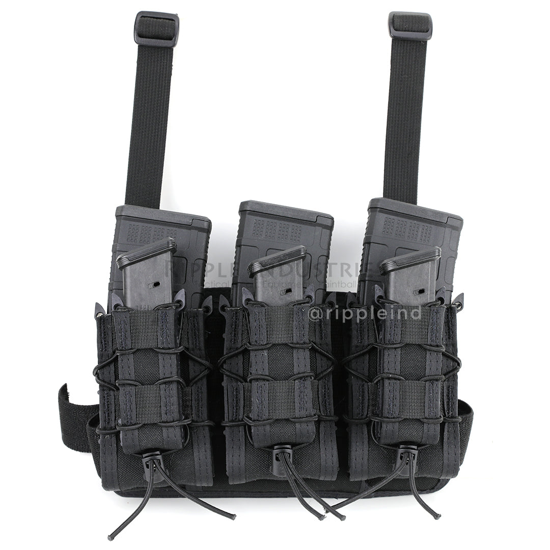 HSGI - Black - Double Decker Leg Rig